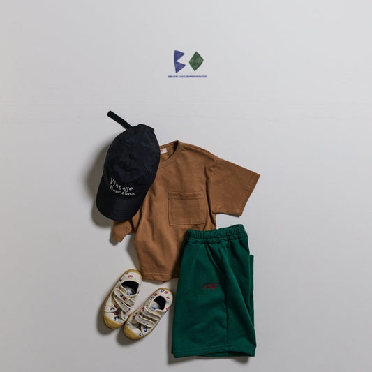 Square T-Shirts [Cocoa/S(3-4yr)]