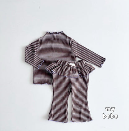 [PRE-ORDER] Stripe Frill Pants