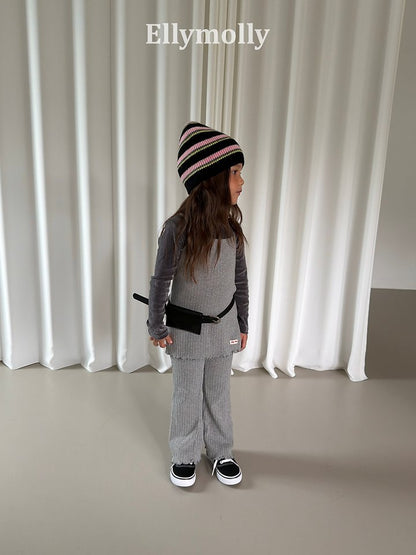 [PRE-ORDER] Big Ribbed Boot-Cut Pants