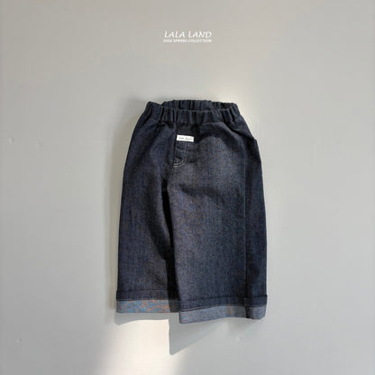 [PRE-ORDER] Roll-Up Stitch Denim Pants