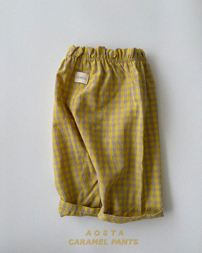[PRE-ORDER] Caramel Check Pants