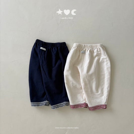 [PRE-ORDER] Check Binding Baby Pants