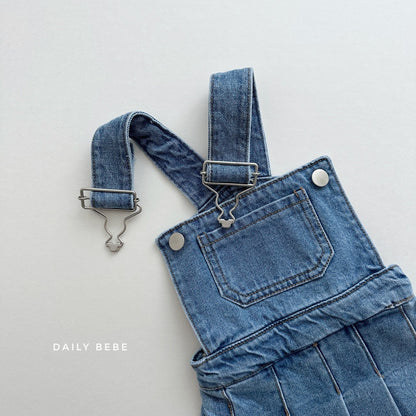 Denim Suspender Skirt [L(4-5yr)]