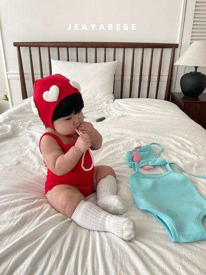 [PRE-ORDER] My Mimi Swim Suit + Bonnet Set