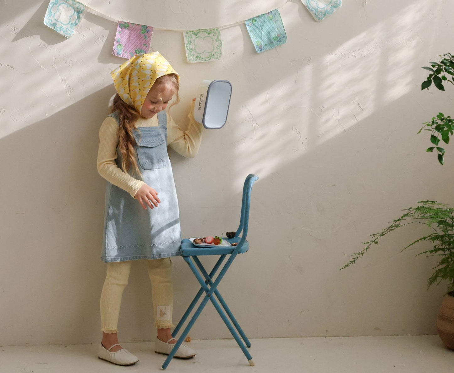 Eva Dress [Blue Denim/120/L(4-5yr)]