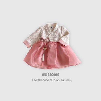 [Limited Time Order] Pink Floral Hanbok