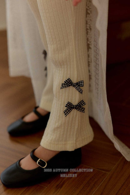[PRE-ORDER] Popo Ribbon Boot-Cut Pants