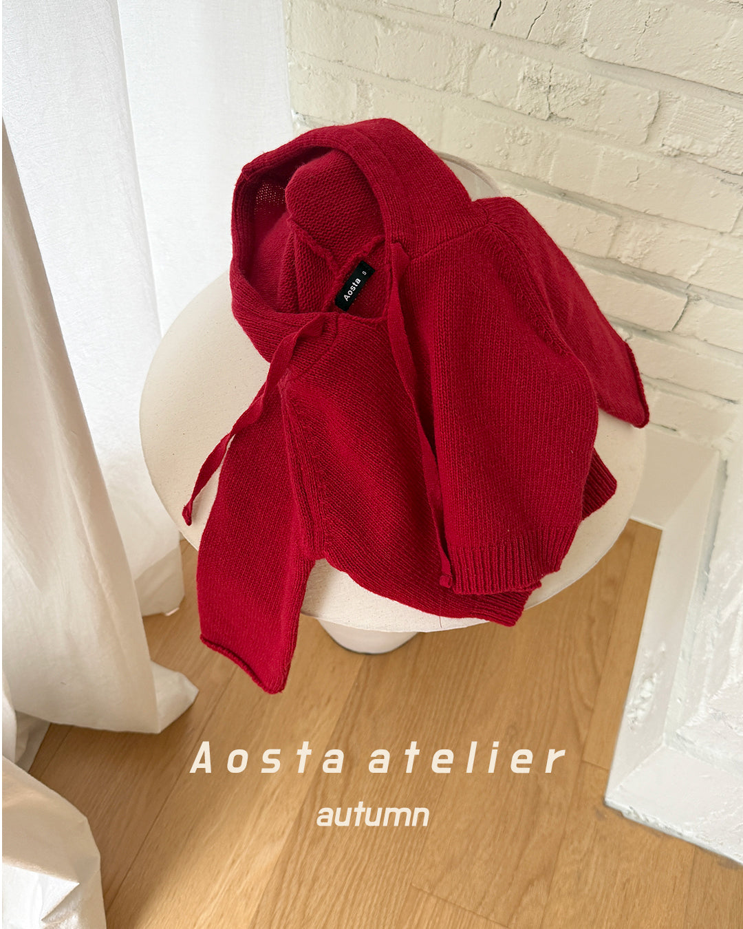 Cookie Sweater Hoodie Top [Red/L(3-5yr)]
