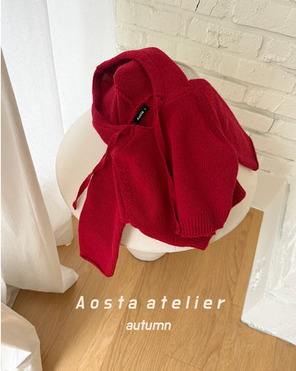 Cookie Sweater Hoodie Top [Red/L(3-5yr)]