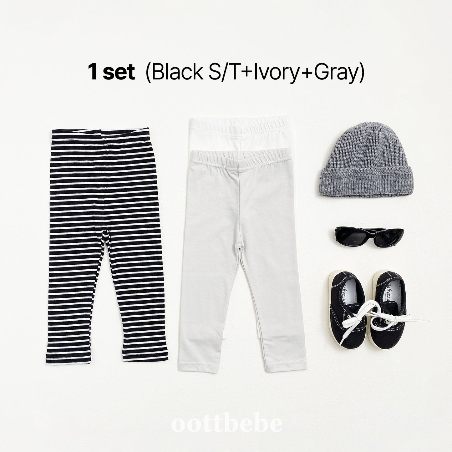 [PRE-ORDER] Simple 1+1+1 Leggings Set
