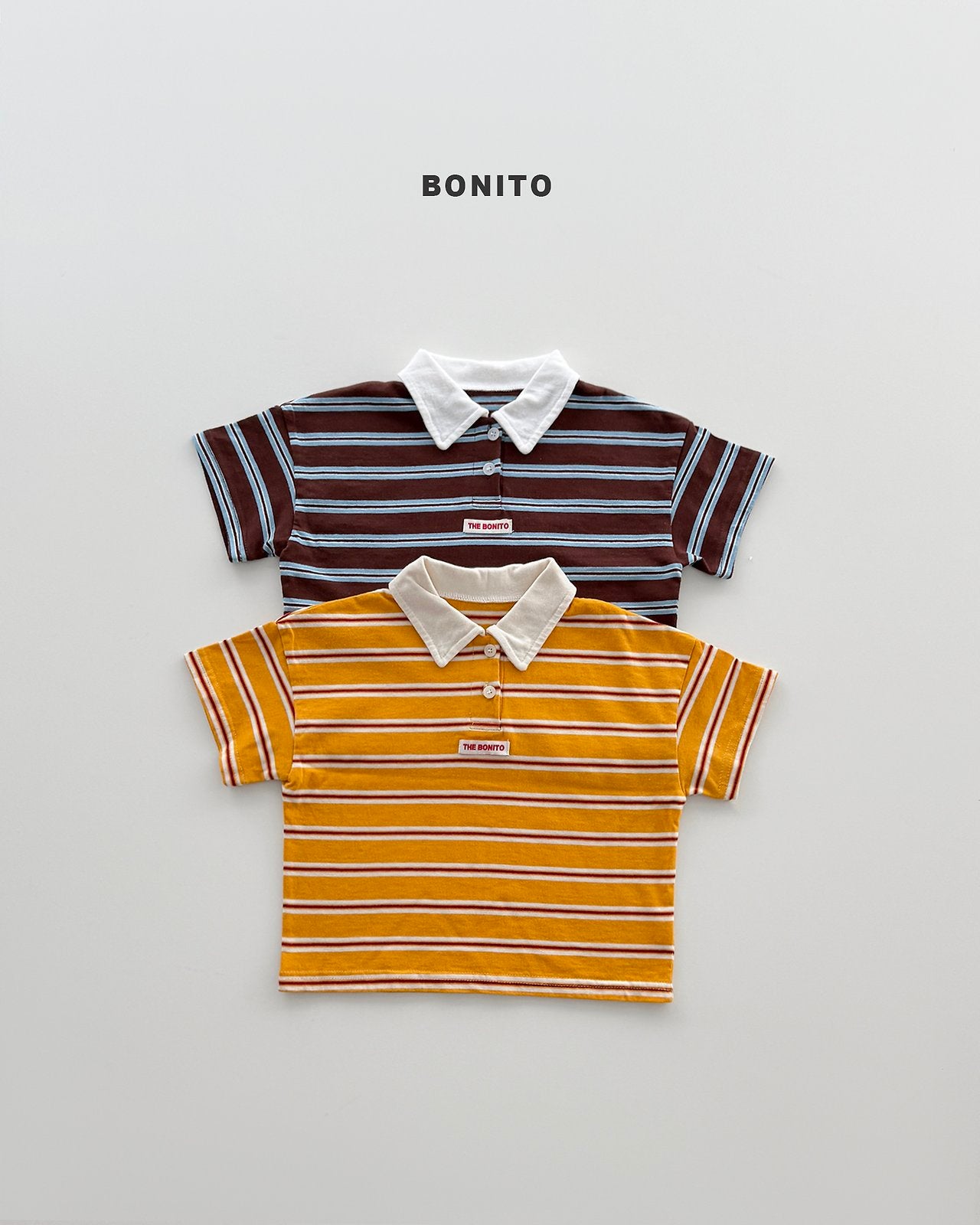 [PRE-ORDER] Sierre Stripe Collar T-Shirts