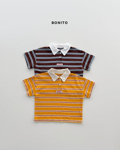 [PRE-ORDER] Sierre Stripe Collar T-Shirts