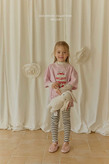 Cake T-Shirts [Pink/JS(8-9yr)]