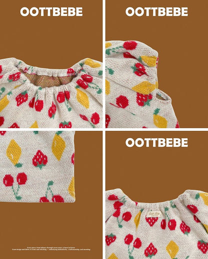 [PRE-ORDER] Cherry Puff Top Bottom Set