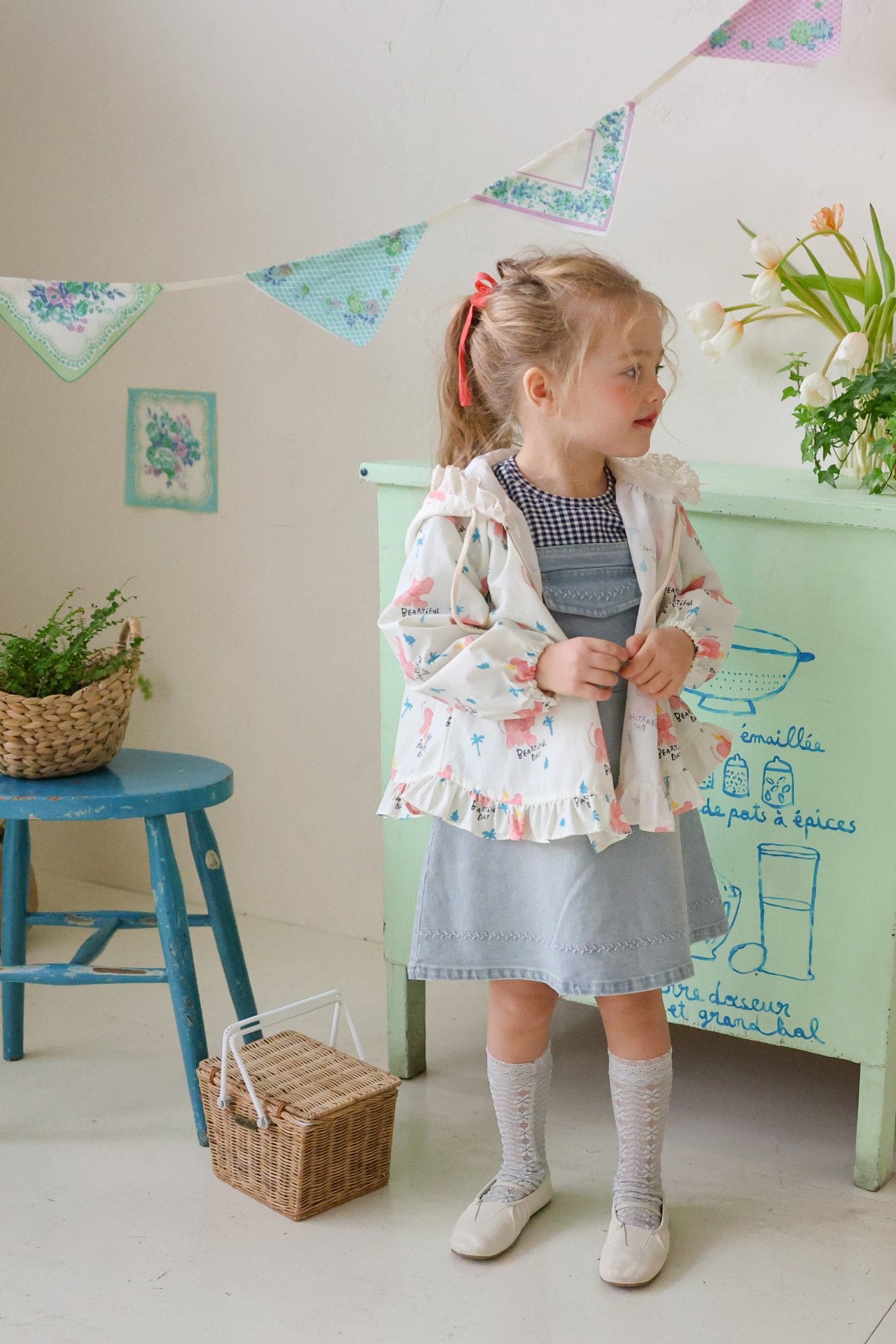 Eva Dress [Blue Denim/120/L(4-5yr)]