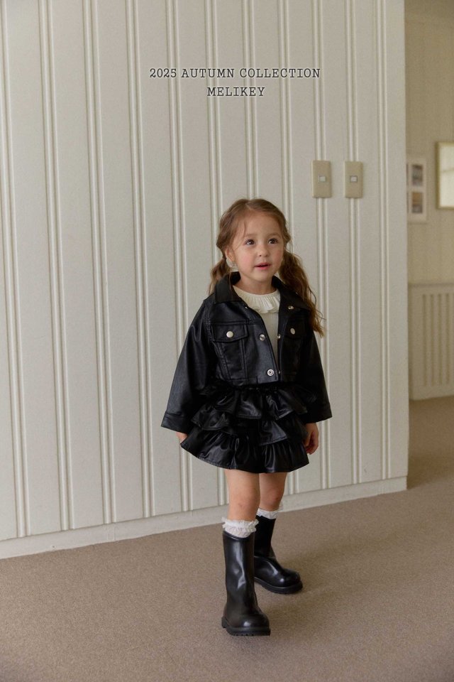 [PRE-ORDER] Faux Leather Short Jacket