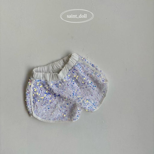 Bling Shorts [White/M(3-4yr)]