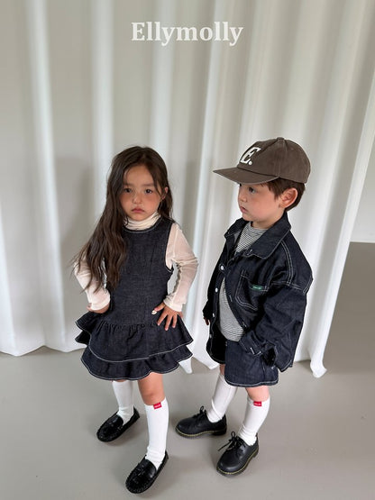 [PRE-ORDER] Mona Frill Denim Dress