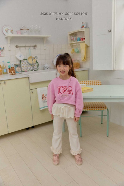 [PRE-ORDER] Double Frill Boot-Cut Pants
