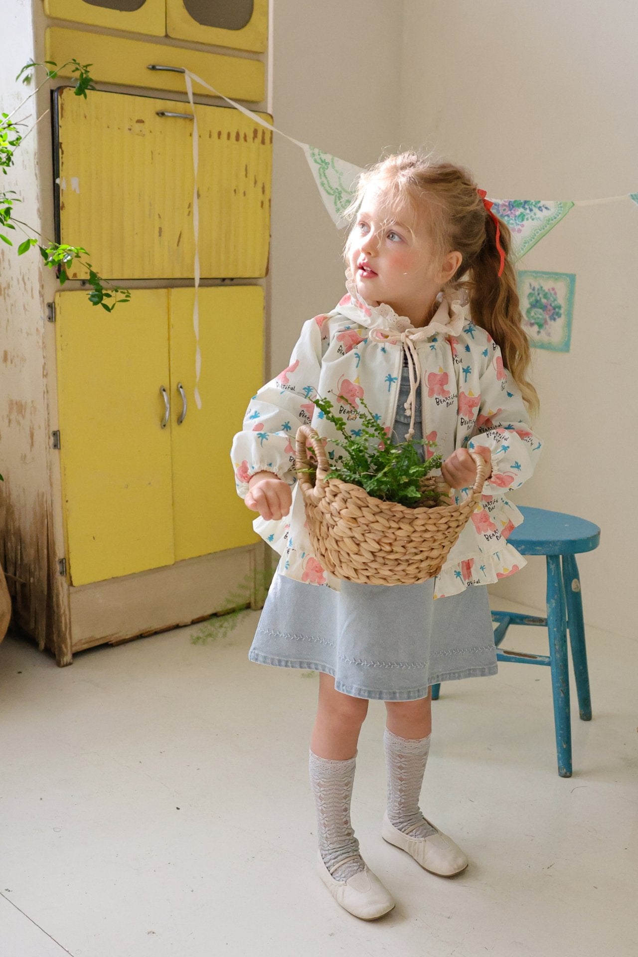 Eva Dress [Blue Denim/120/L(4-5yr)]
