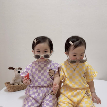 [PRE-ORDER] Ribbon Bear Top Bottom Set