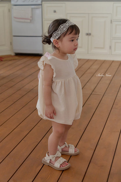 [PRE-ORDER] Petit Frill Ribbon Body Suit