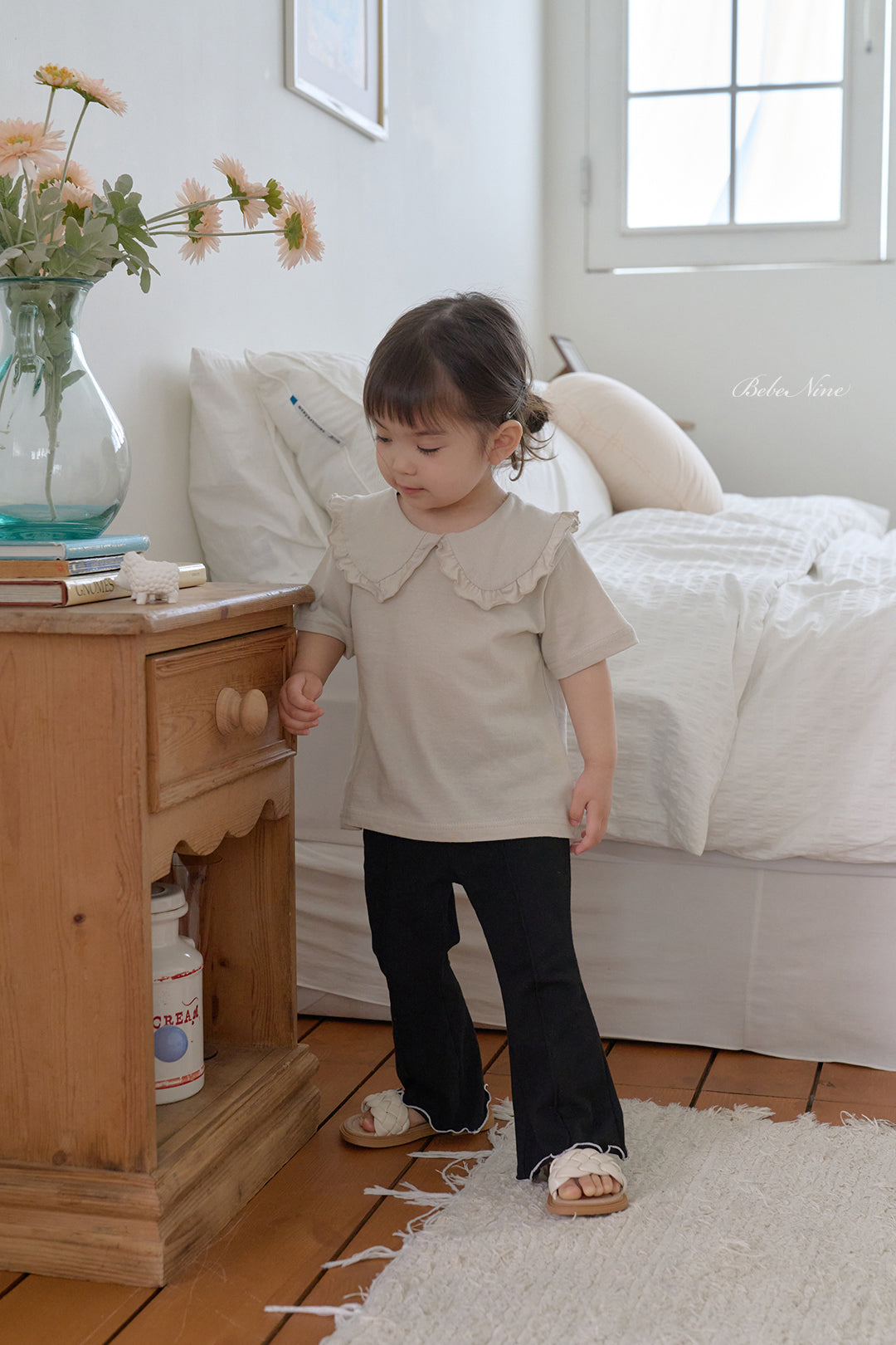 [PRE-ORDER] Frill Round Collar T-Shirts