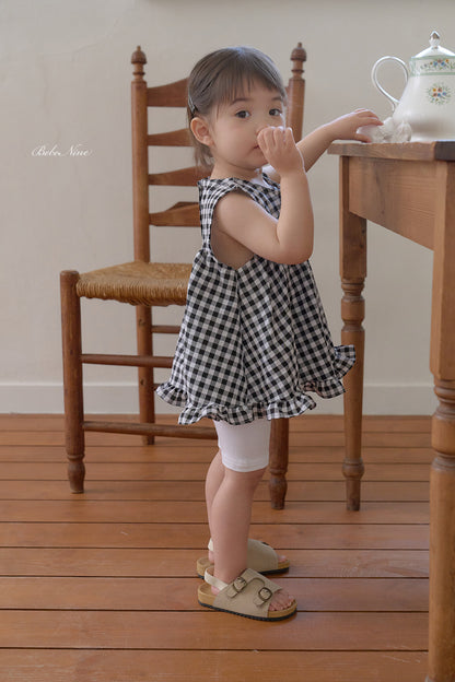[PRE-ORDER] Check Frill Blouse