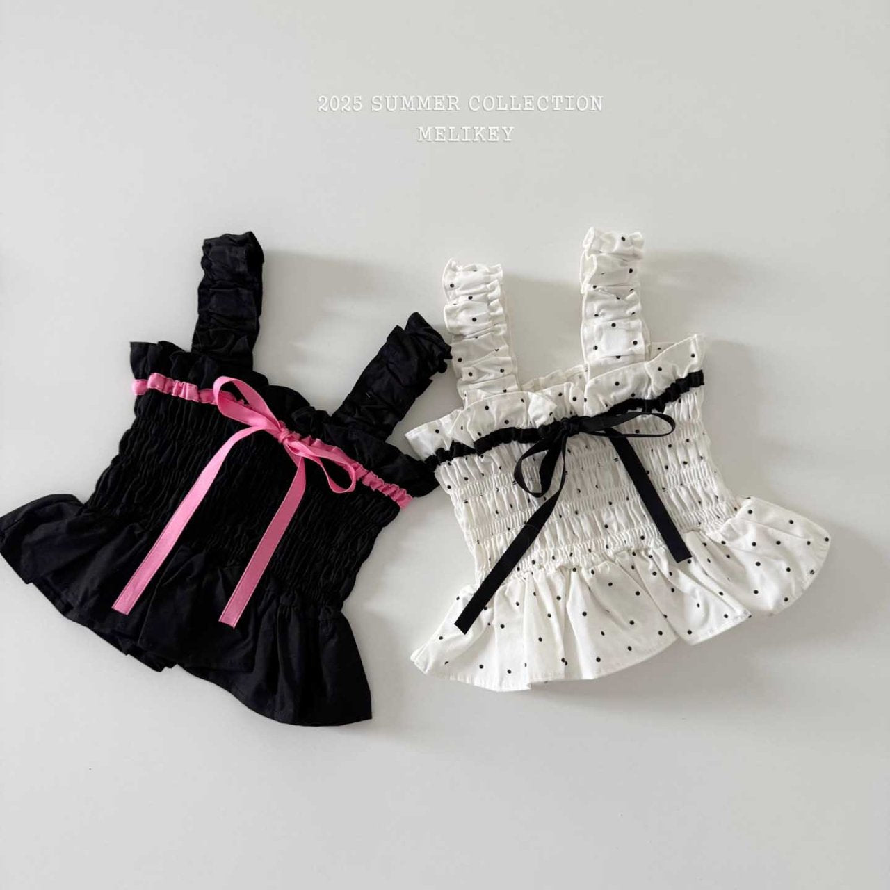 Jenny Ribbon Blouse [Black/M(3-4yr)]