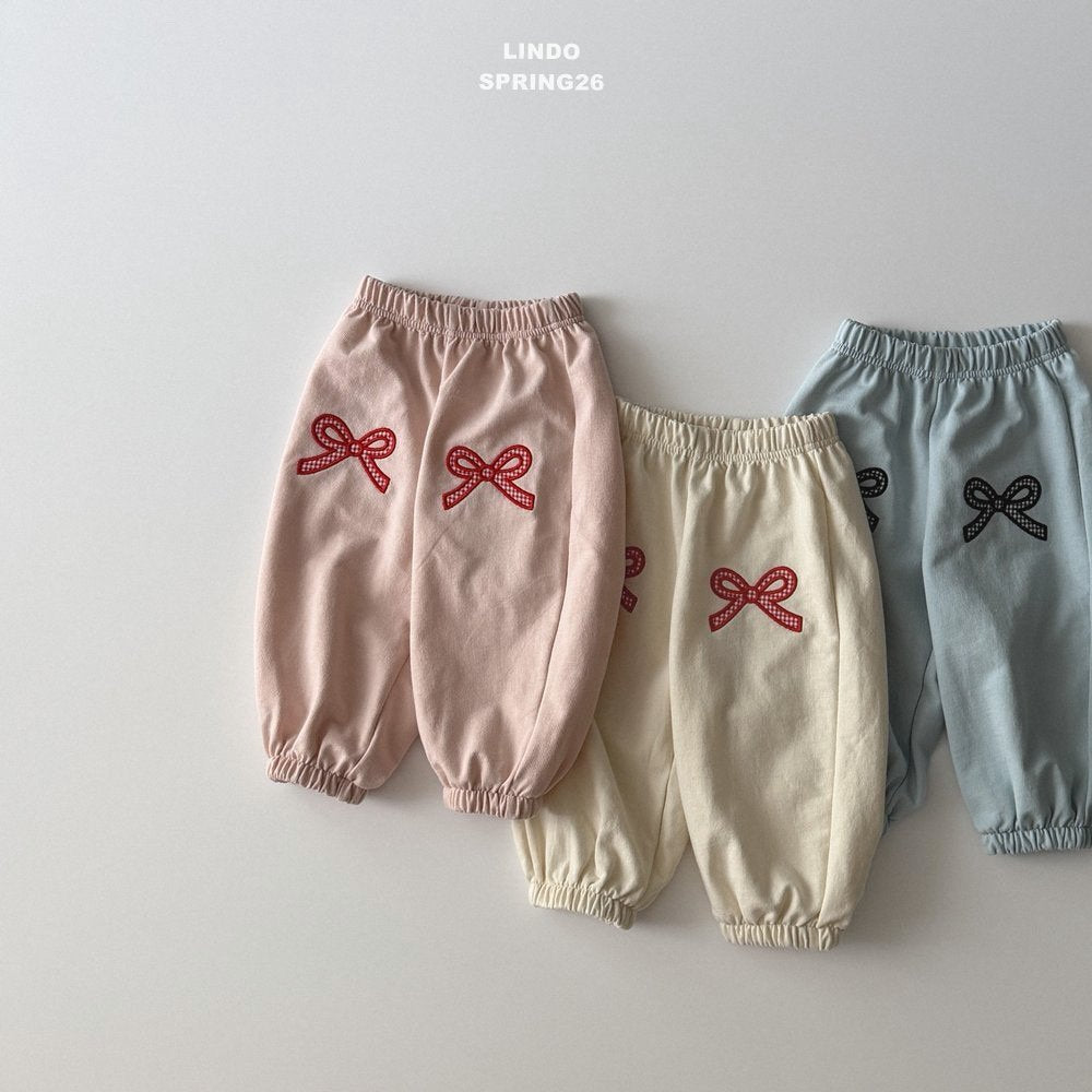 [PRE-ORDER] Check Ribbon Jogger Pants