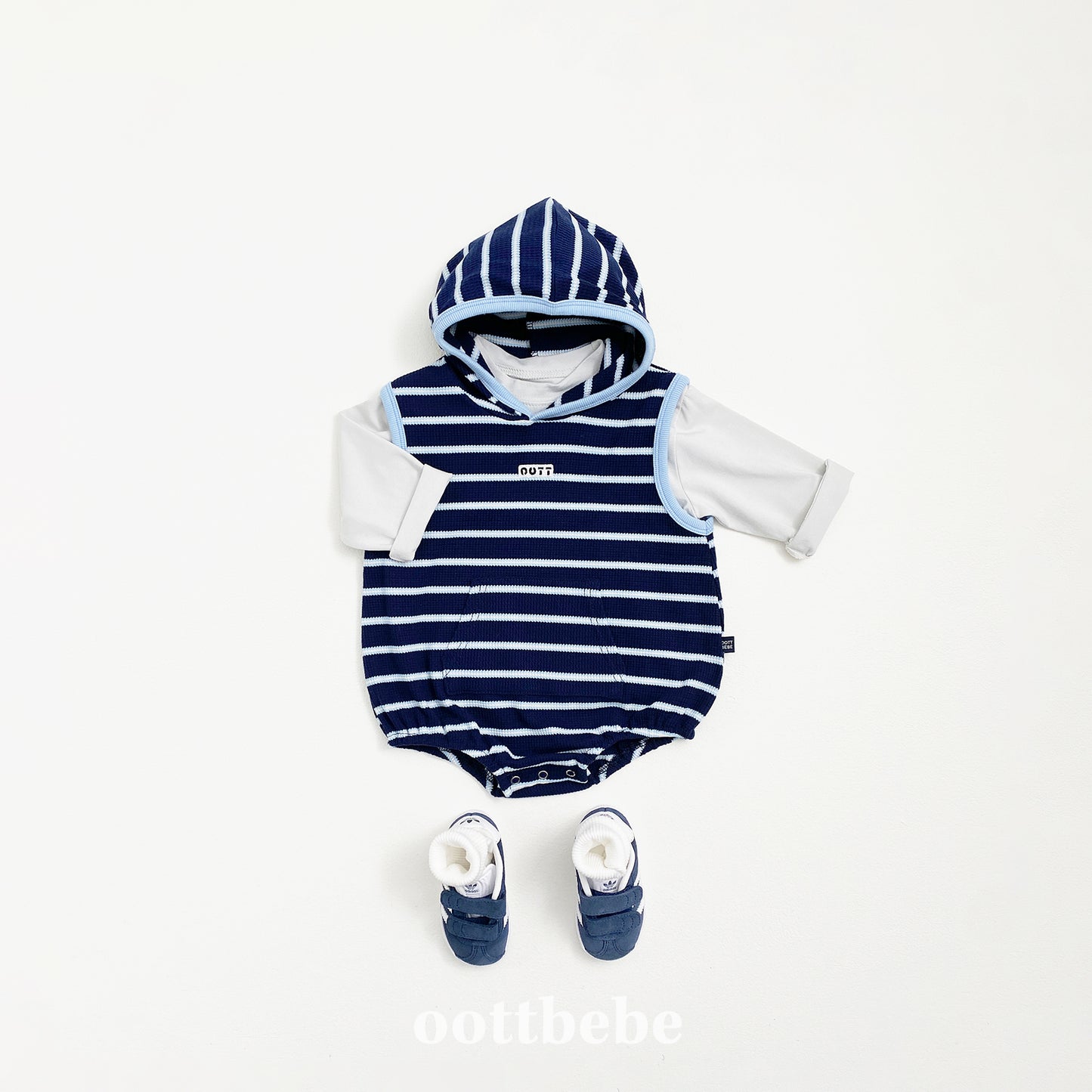 [PRE-ORDER] Urban Stripe Hoodie Body Suit