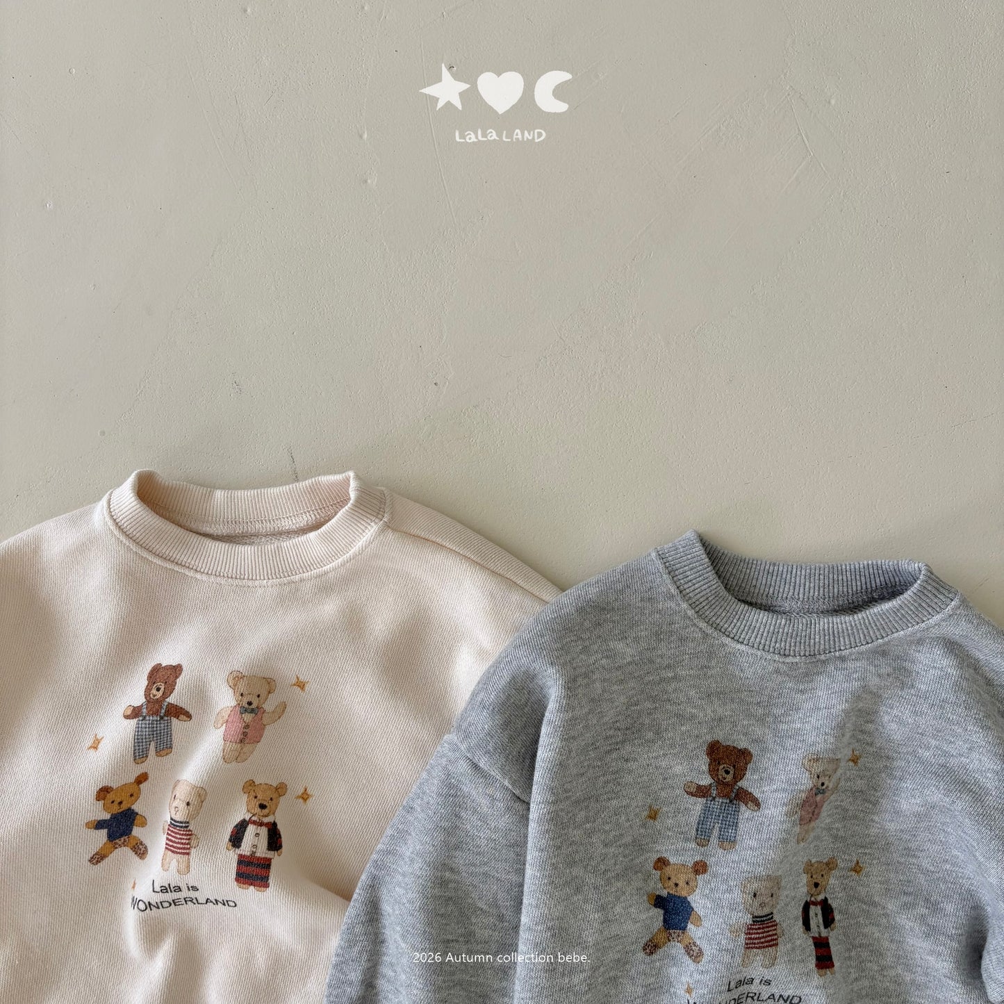 [PRE-ORDER] Bear Friends Baby Sweatshirts