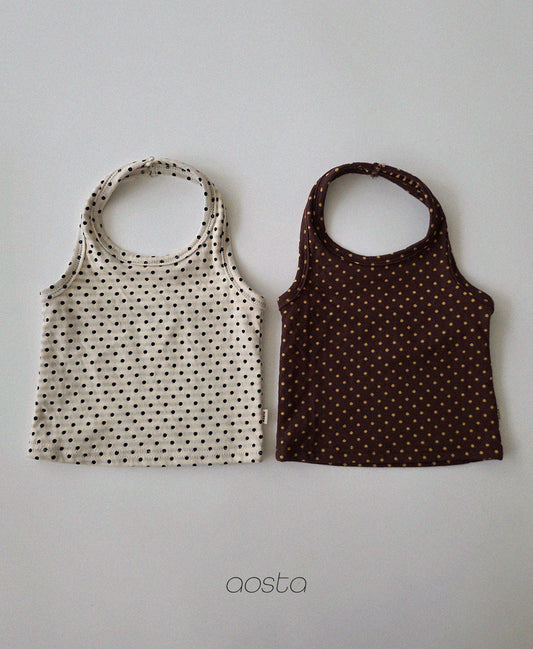 [PRE-ORDER] Choco Chip Halter Neck Top