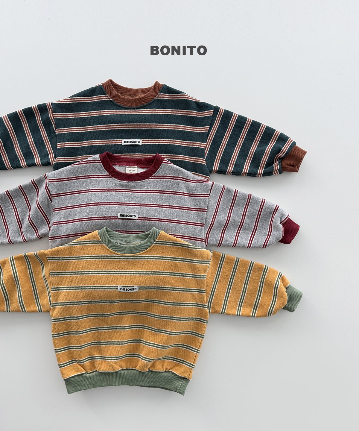 [PRE-ORDER] Monica Stripe Sweatshirts
