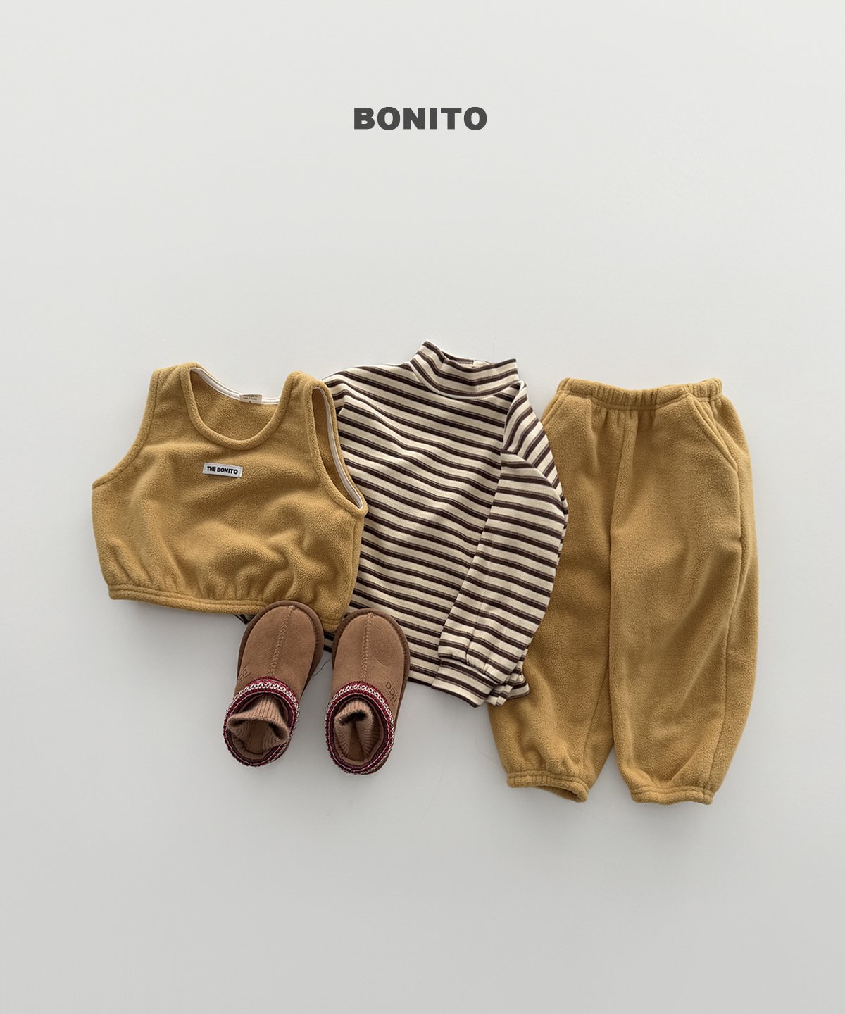 [PRE-ORDER] Biscuit Vest Bottom Set