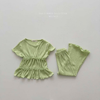 [PRE-ORDER] Can Can Pleats Top Bottom Set