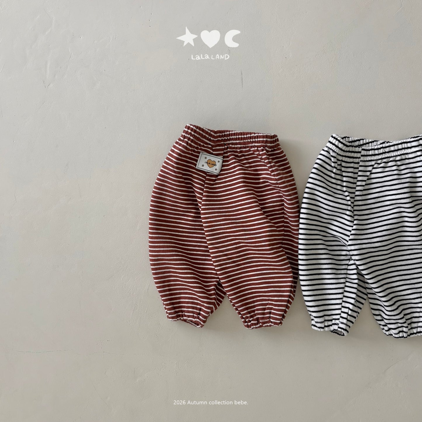 [PRE-ORDER] Stripe Terry Baby Pants