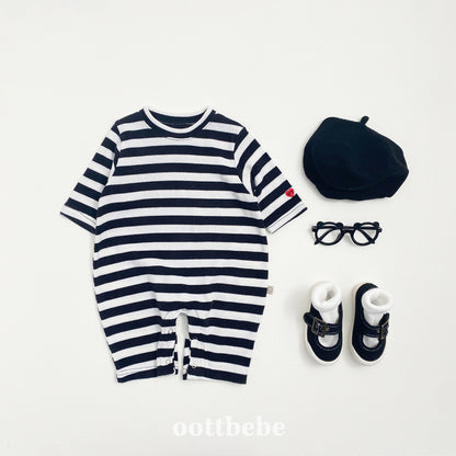 [PRE-ORDER] Mix Stripe Body Suit