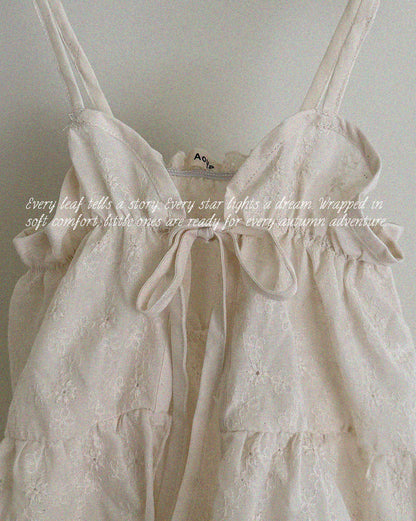 [PRE-ORDER] Lace Cotton Open Dress