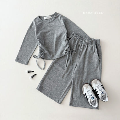 [PRE-ORDER] Side Shirring Top Bottom Set