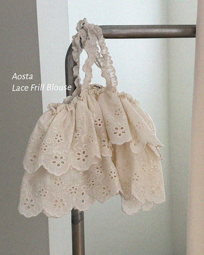 [PRE-ORDER] Lace Can Can Blouse