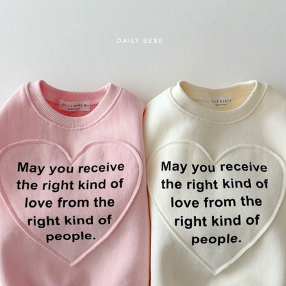 [PRE-ORDER] Heart Patch Sweatshirts