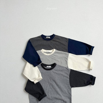 [PRE-ORDER] Color Block Stripe T-Shirts