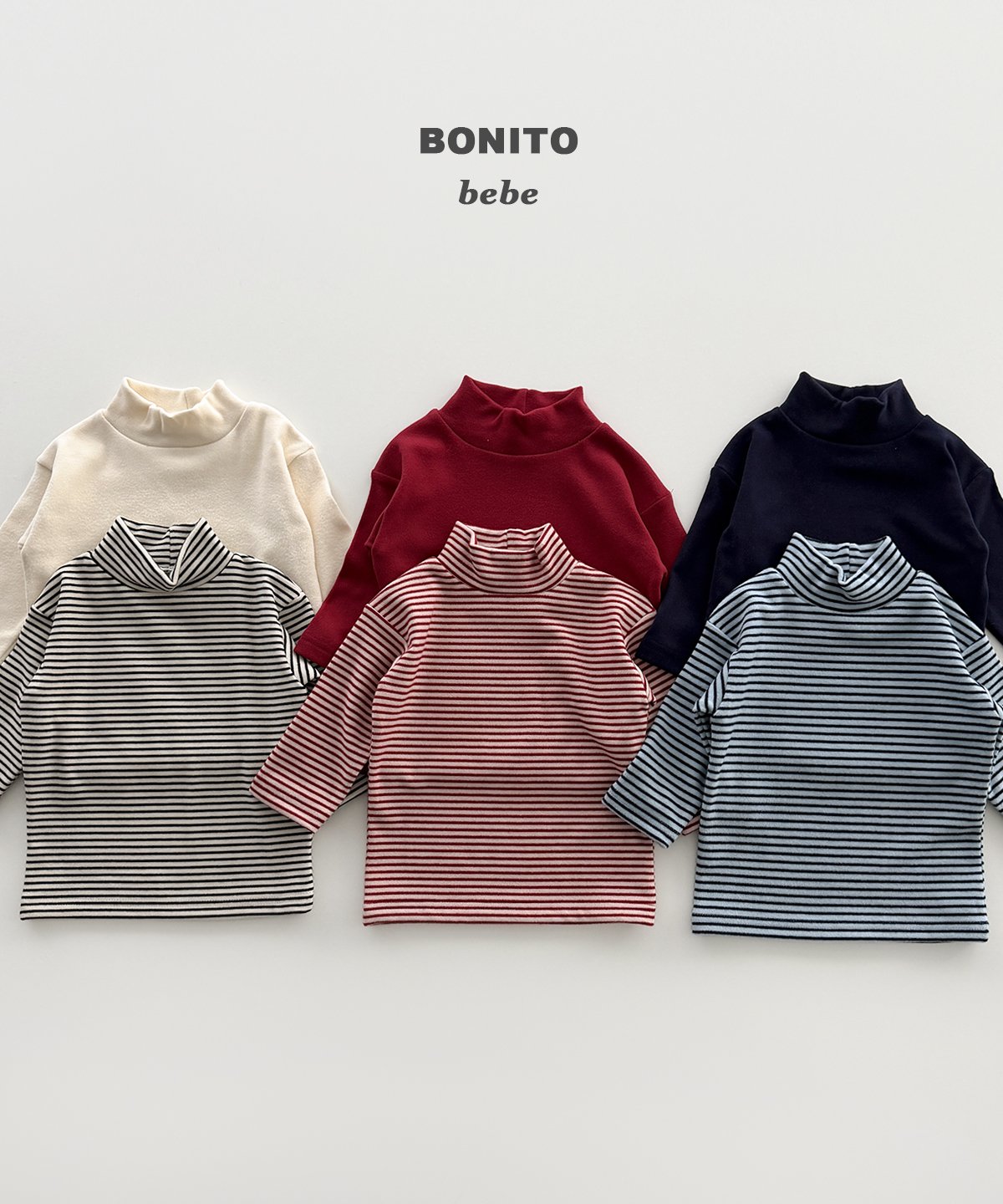 [PRE-ORDER] 1+1 Baby Turtleneck T-Shirts