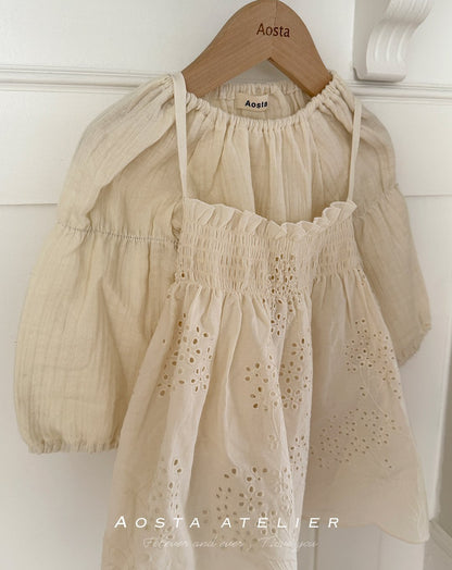 [PRE-ORDER] Lace Leaf Dress