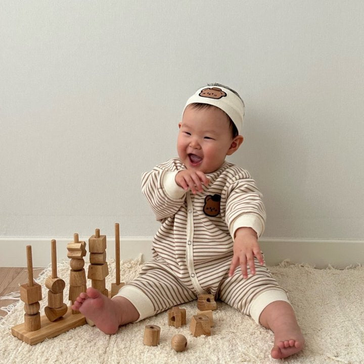 [PRE-ORDER] Snap Bear Body Suit + Hair Band Set