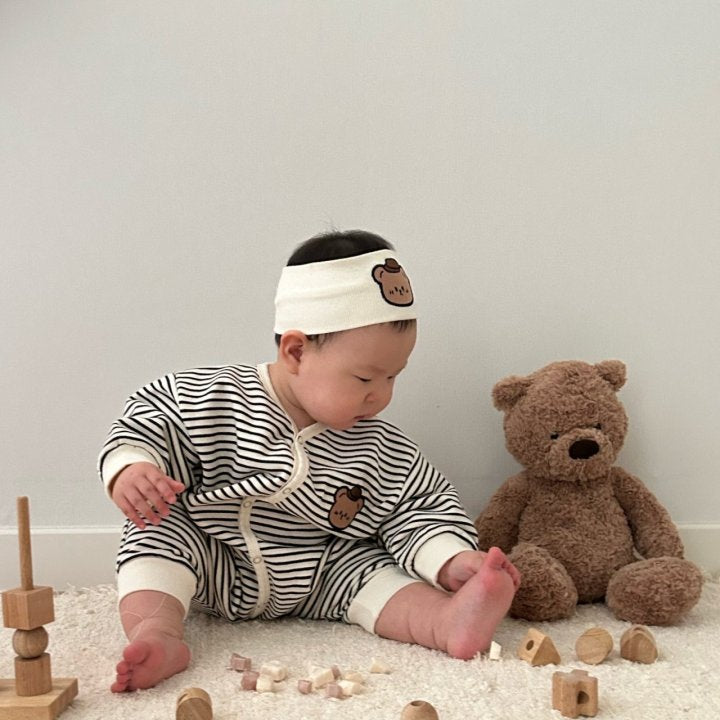 [PRE-ORDER] Snap Bear Body Suit + Hair Band Set