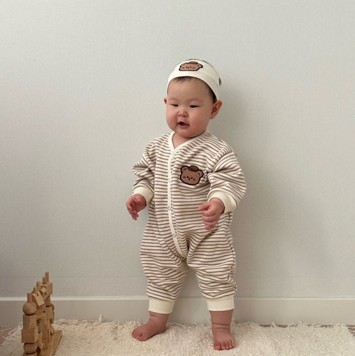 [PRE-ORDER] Snap Bear Body Suit + Hair Band Set
