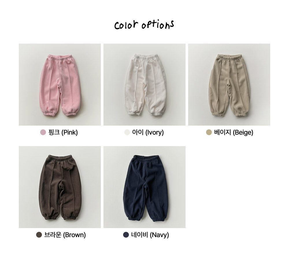[PRE-ORDER] Fleece Pin-Turk Pants
