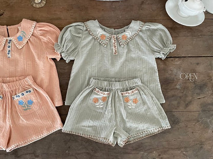 [PRE-ORDER] Florent Embroidery Top Bottom Set